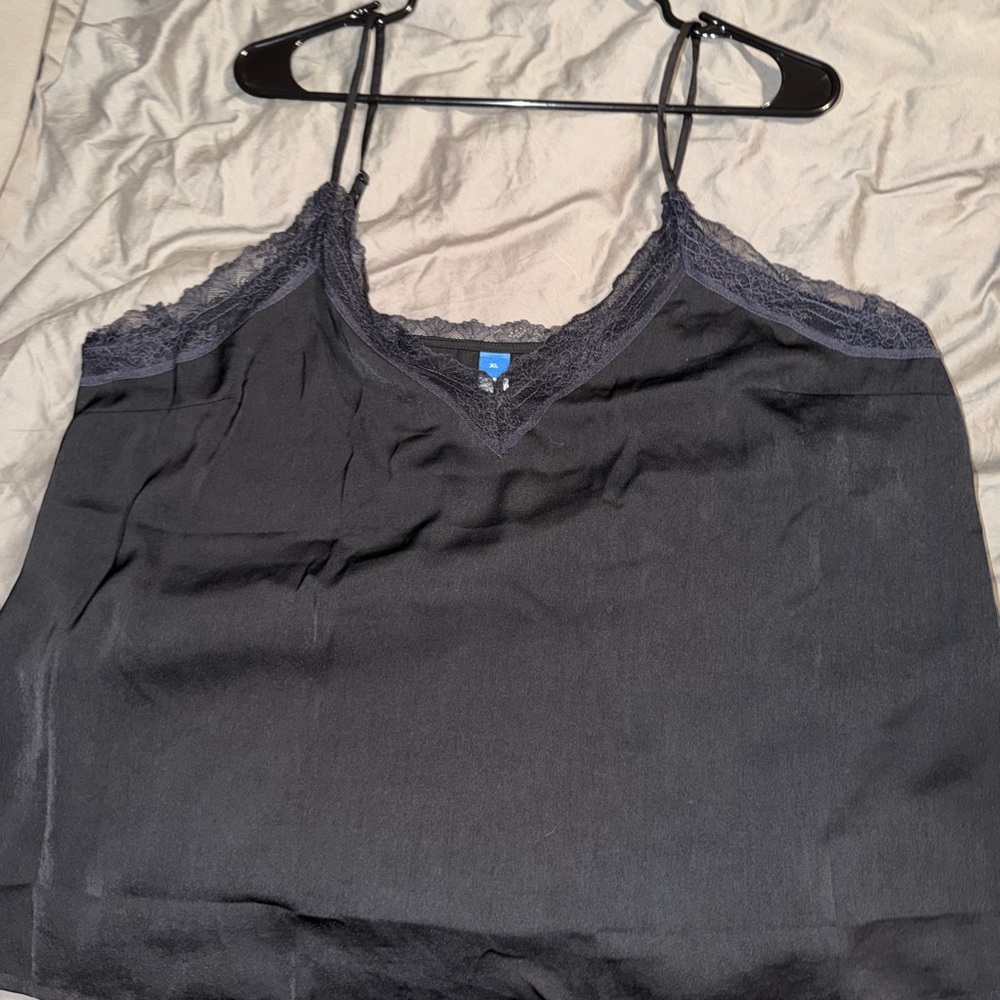 Old Navy Black Camisole with Lace Detail